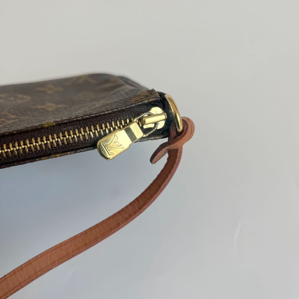 Louis Vuitton Brown Monogram Canvas Pochette Accessoires Shoulder Bag