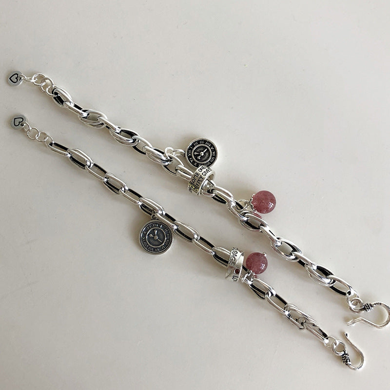 Vintage strawberry wafer bracelet