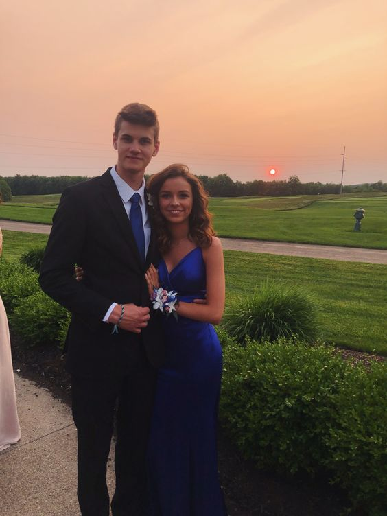 Spaghetti Straps V Neck Satin Blue Long Mermaid Prom Dress Evening Dress SH1071