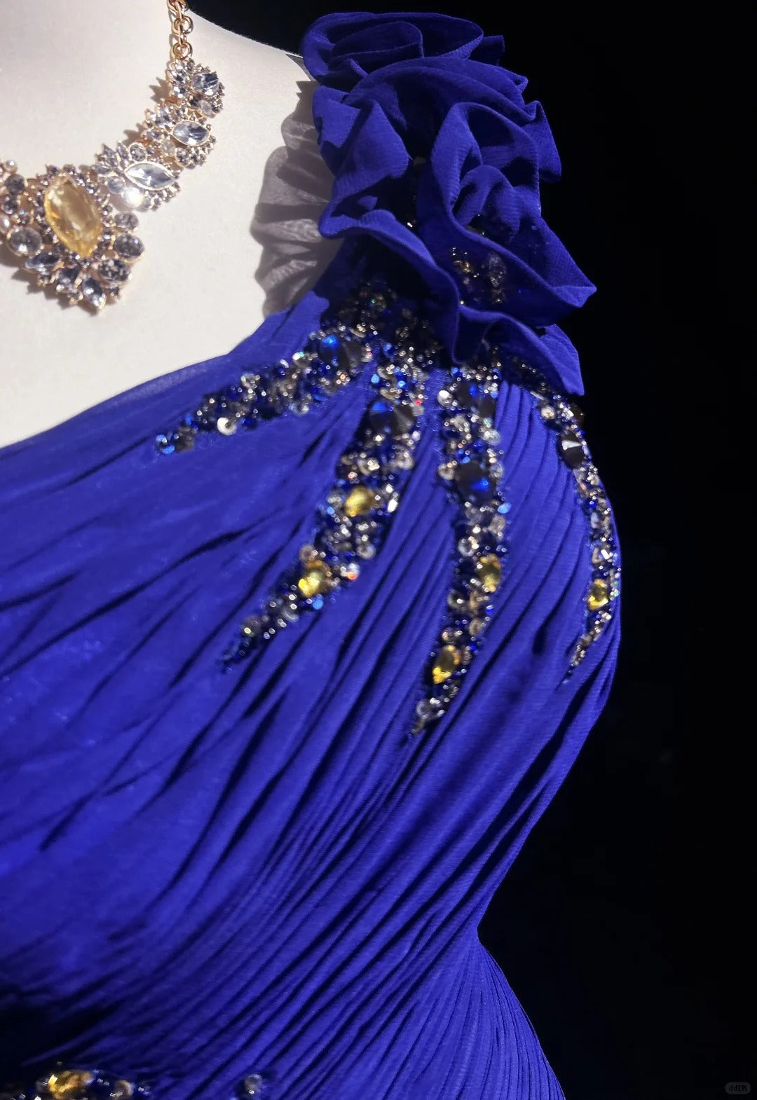 Purple Gorgeous Shiny Elegant Fashion Exquisite Beaded Floral Long Tulle Floor Length Mermaid Ball Gown Evening Gown Prom Dress Party Dress gh3857