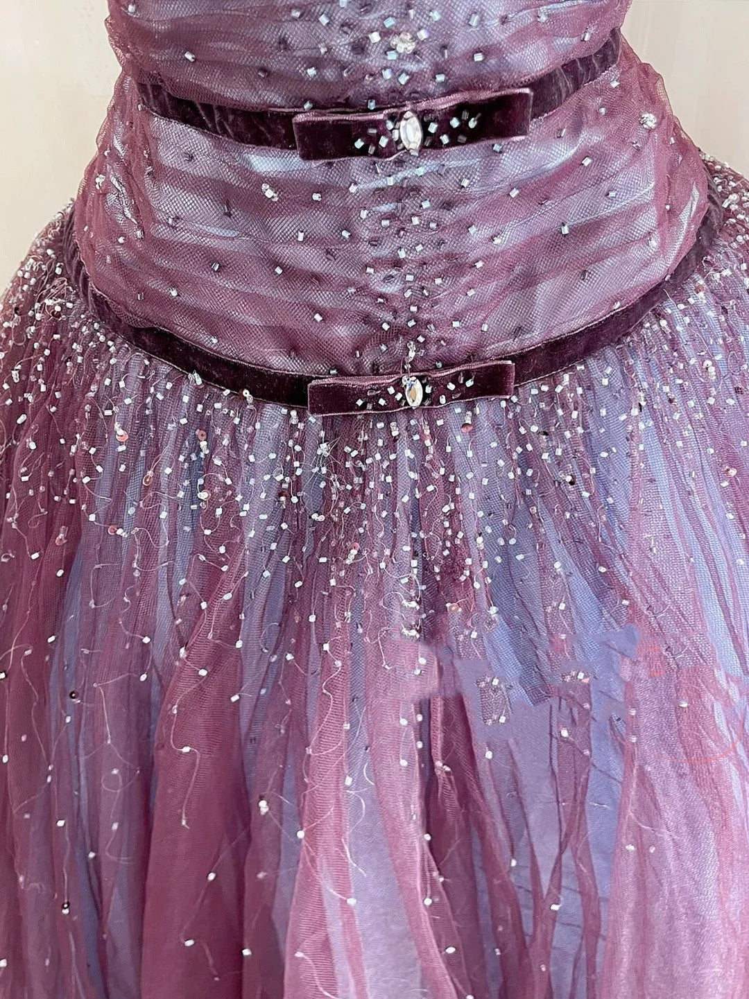 preppydressess-Purple Sparkling Elegant Vintage Long Tulle Quinceanera Dresses Ball Gown Graduation Dress Princess gh5006