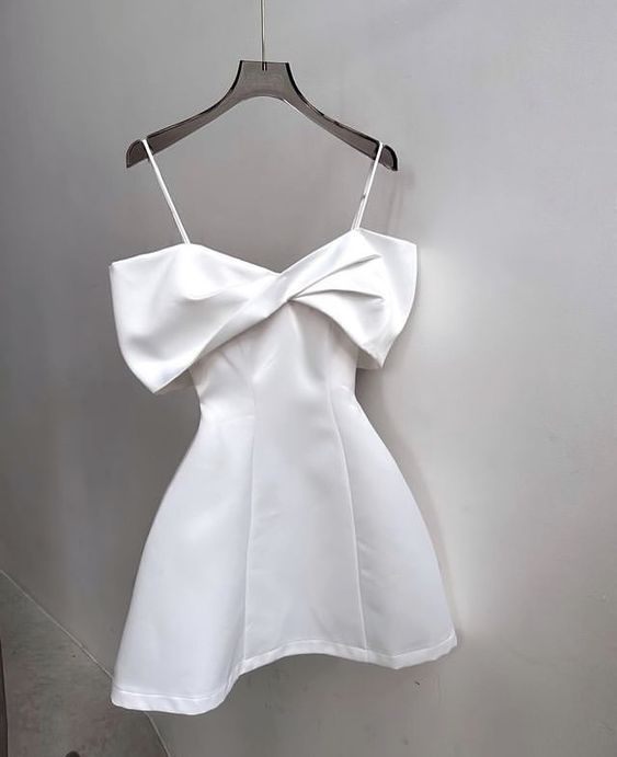 White Short homecoming Dresses Party Dress fg4545