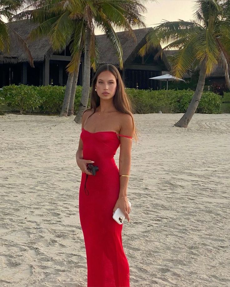 Red Off The Shoulder Long Party Dress fg5297