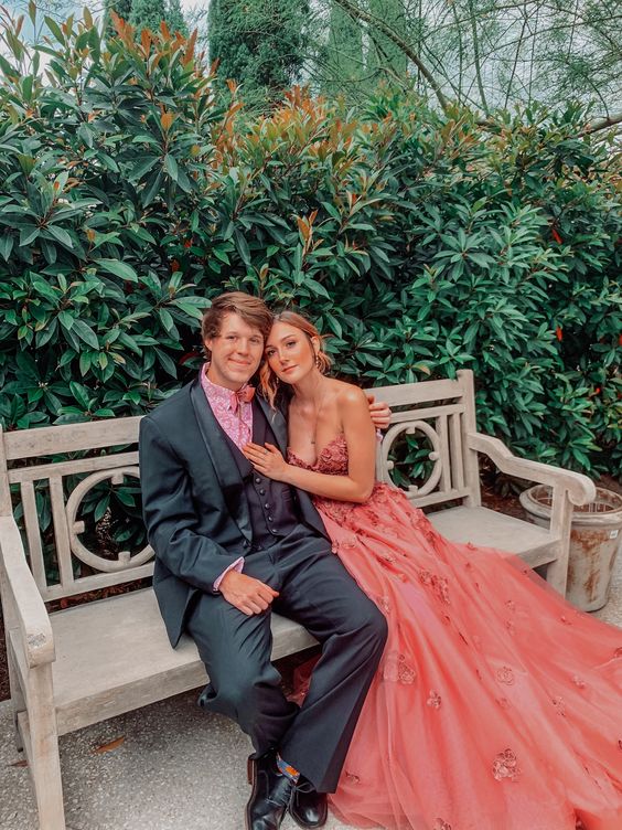 Prom cute couples pictures Party Prom Dress fg4374