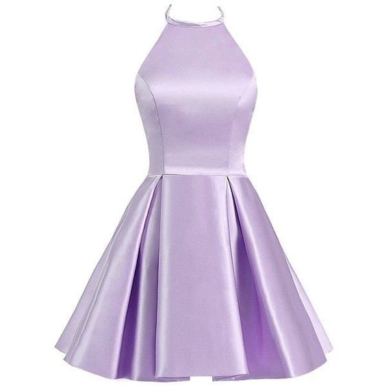 Lilac Homecoming Dress Short Party Gown fg4118
