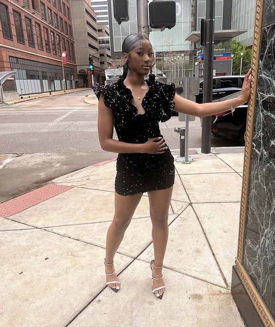 Black Homecoming Dress Short Prom Dress,Short Party Dress fg3789