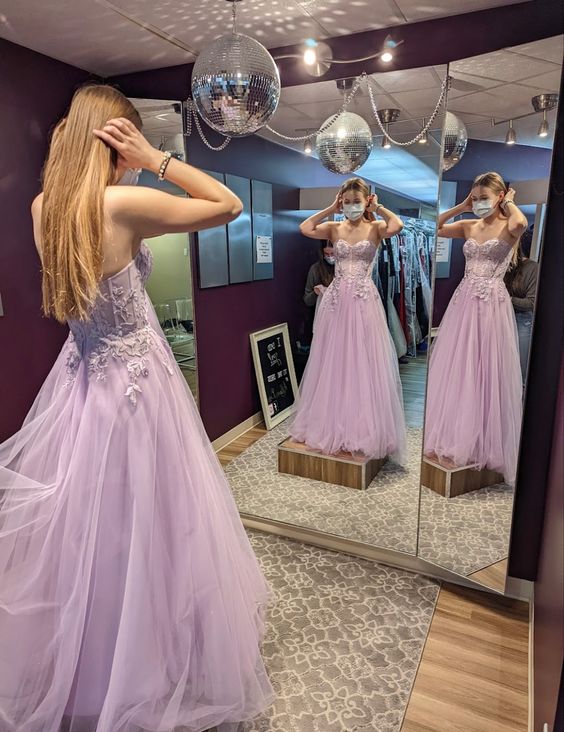 lilac princess prom dress fg3298