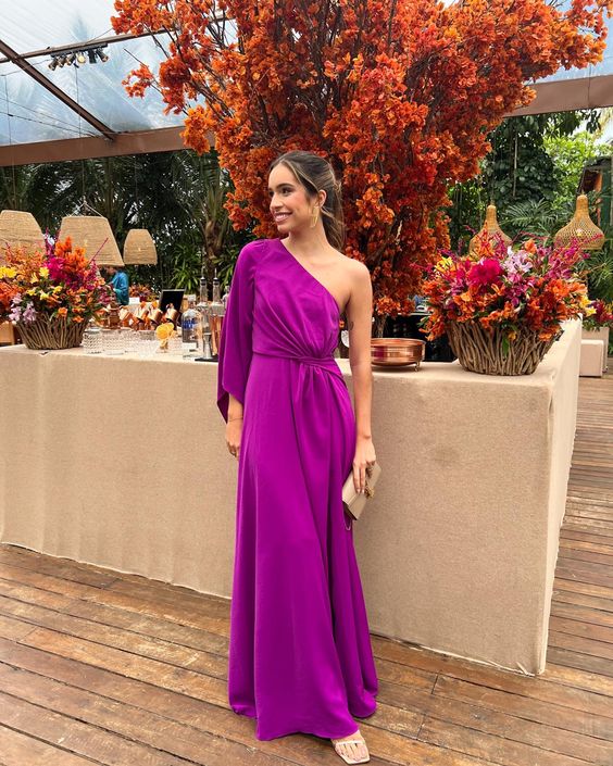 A Line Fashion Long Prom Dress, Formal Evening Gown fg3891