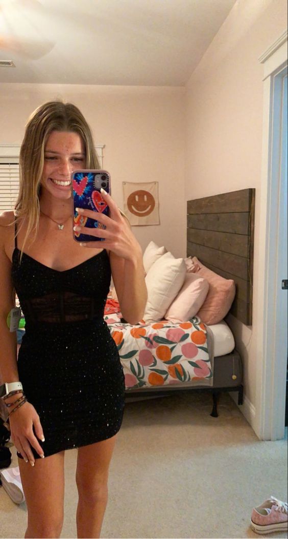 Sparkly Cocktail Dresses Short Women Formal Homecoming Dress fg3463