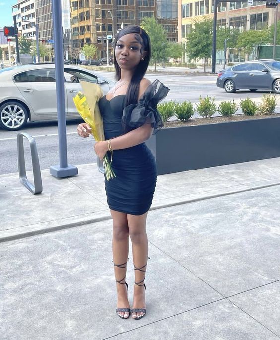 Black Homecoming Dress Short Prom Dress,Short Party Dress fg3793