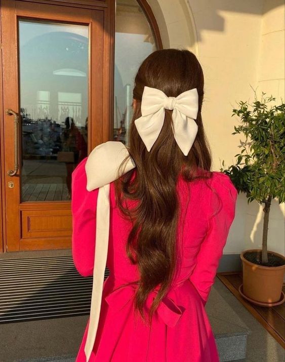 Hot Pink a line Party Prom Dresses with BowKnot fg2518