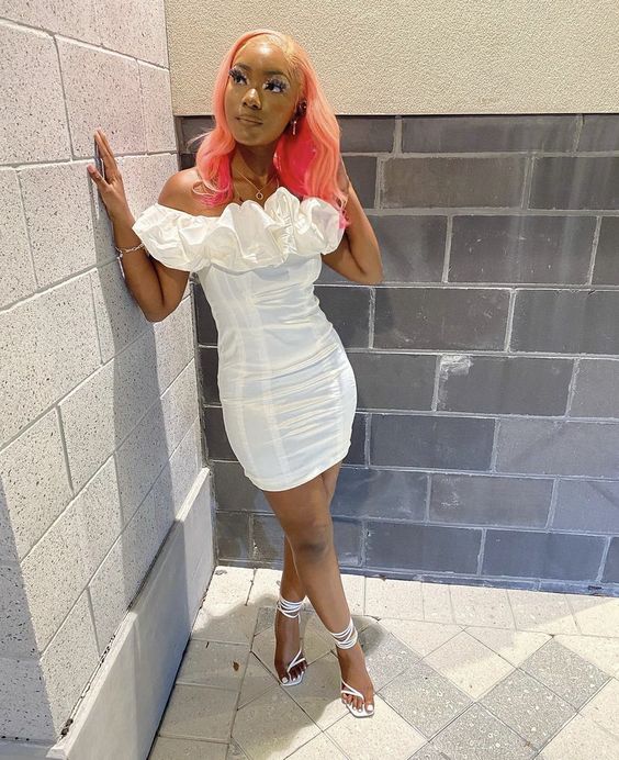 White Homecoming Dress Short Prom Dress,Short Party Dress fg3798