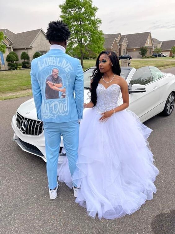 A line Long Prom Dress,Formal Dresses,White Strapless Dress fg4341