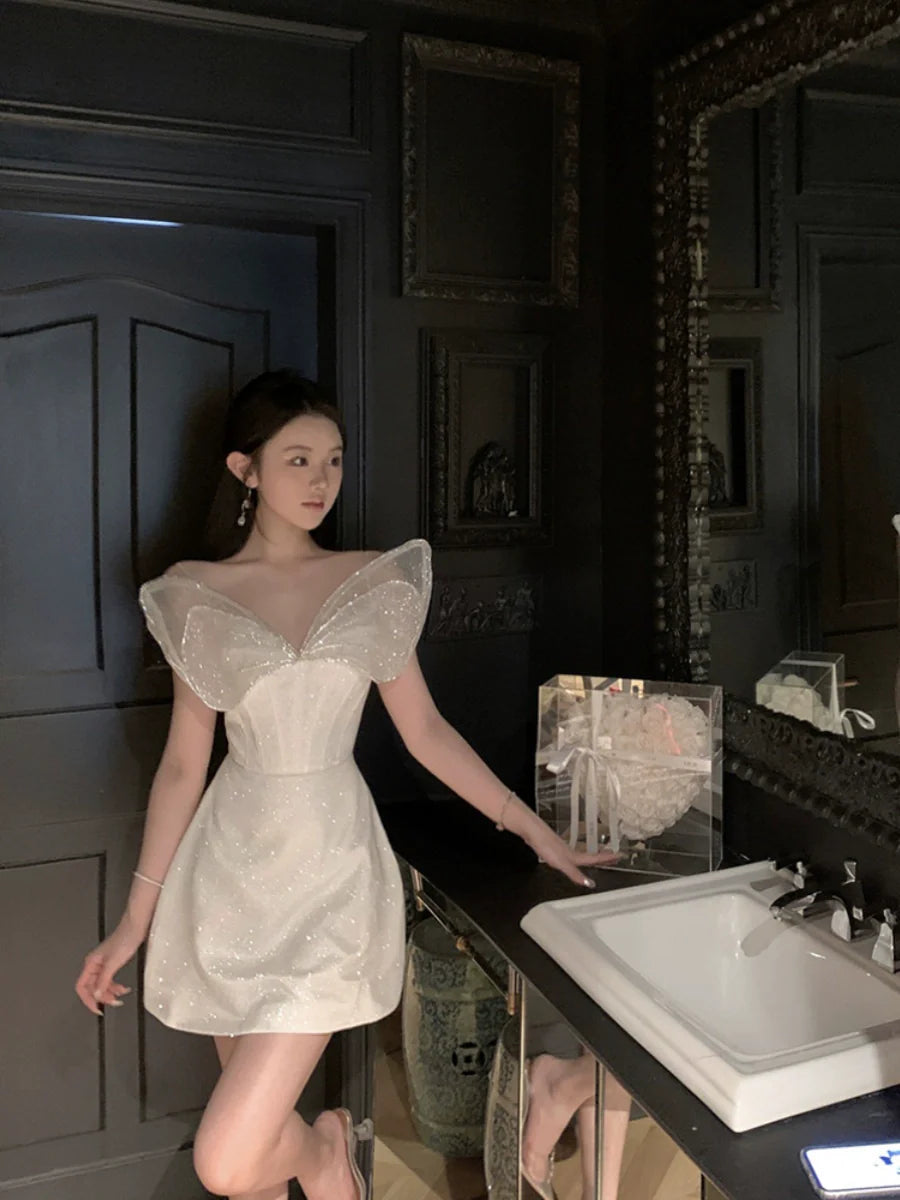 A Line Short Evening Dress Cocktail Dresses Short Birthday Party Dress fg7884