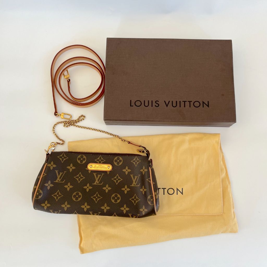 Louis Vuitton Eva Monogram Canvas Clutch Bag