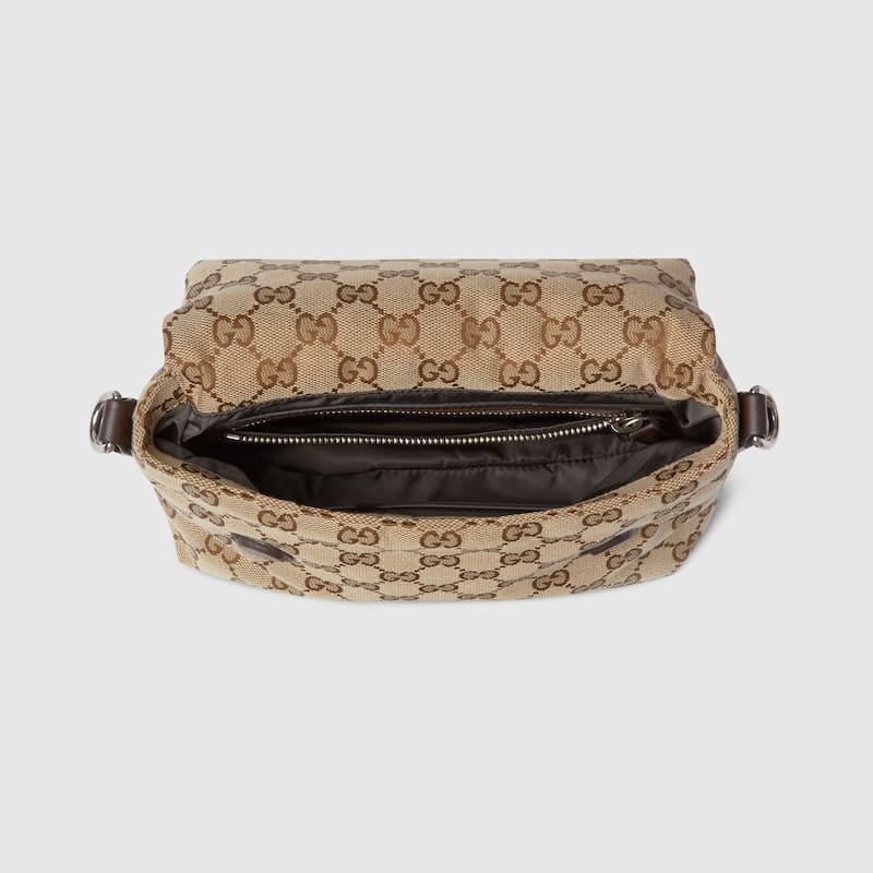 GUCCI Small GG crossbody bag with Web
