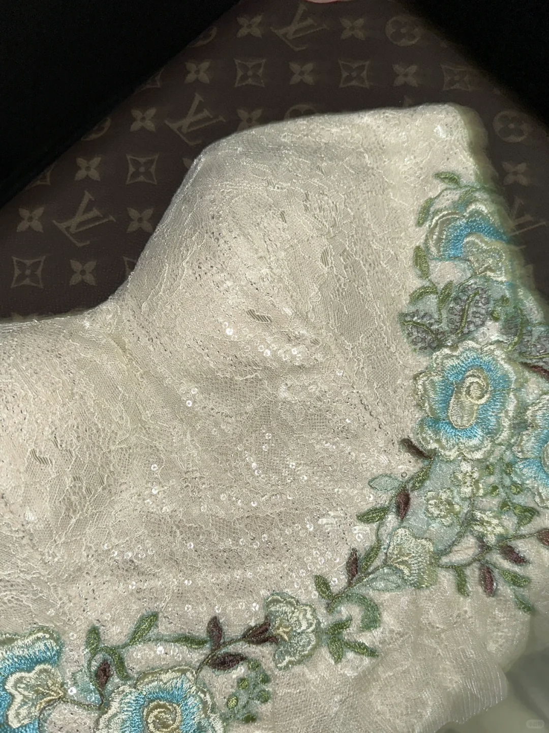 White gorgeous beaded long tulle ball gown evening dress gh4417