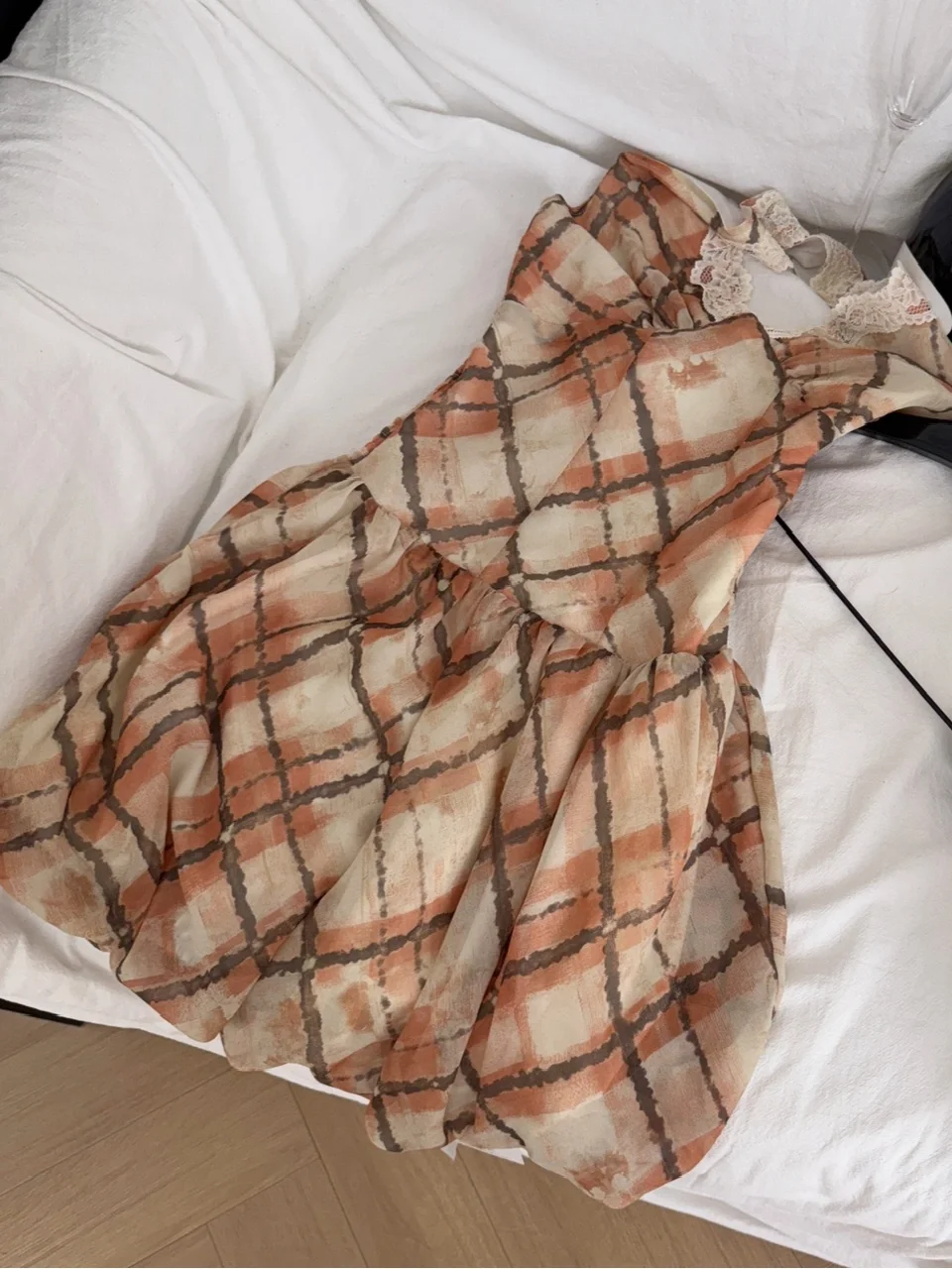 Vintage Halter Lace Neckline Vacation Dress Short Birthday Dress S319