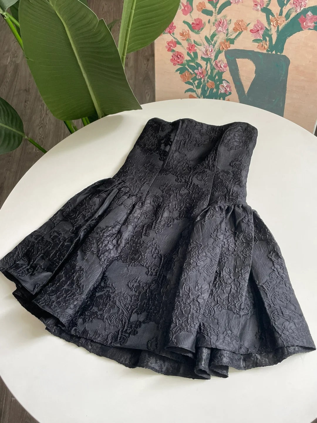 Black/Red/White Fashion Short Satin Princess Dress Homecoming Dress Birthday Party Dress Cocktail Party Dress Evening Dress Prom Dress Evening Dress gh3970