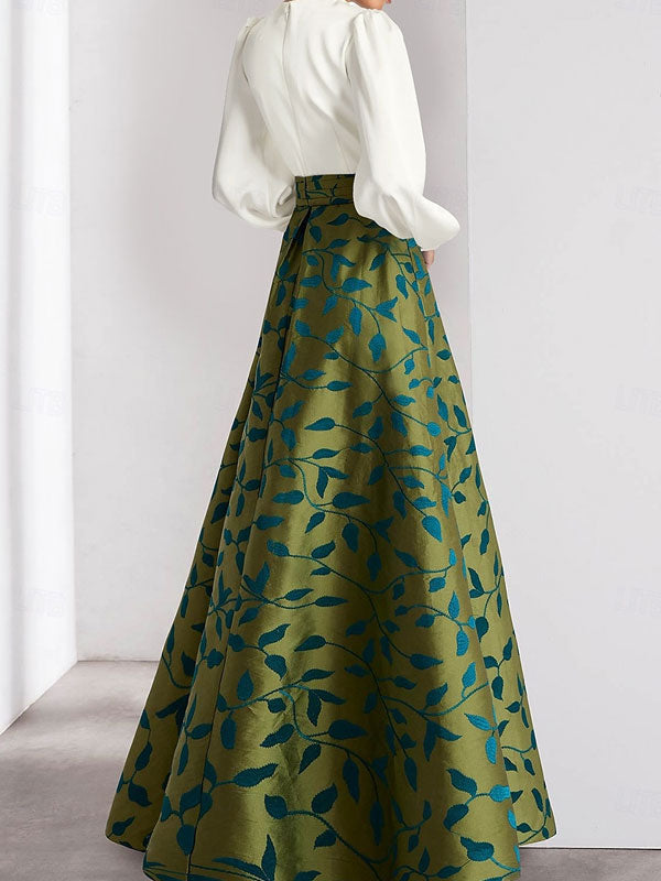 Asymmetric Sleeveless One-shoulder Embroidered Patch Evening Dress