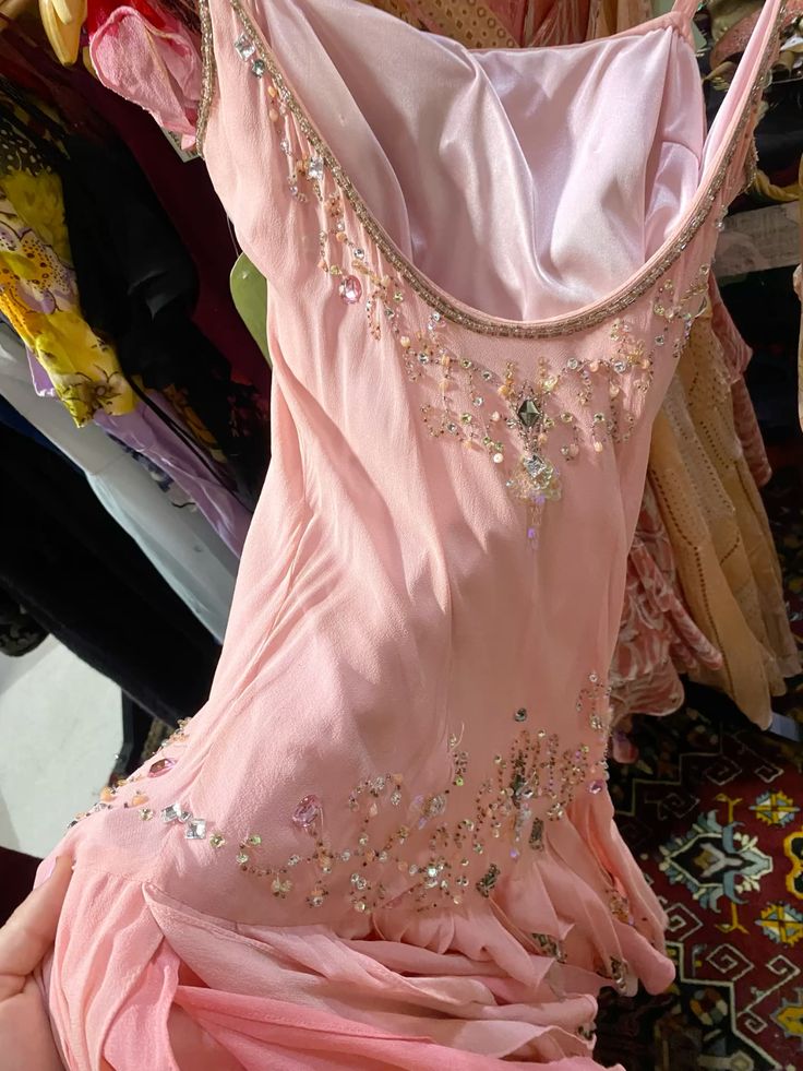 Pink Beaded Sparkling Short Chiffon Homecoming Dress Birthday Party Dressgh5134