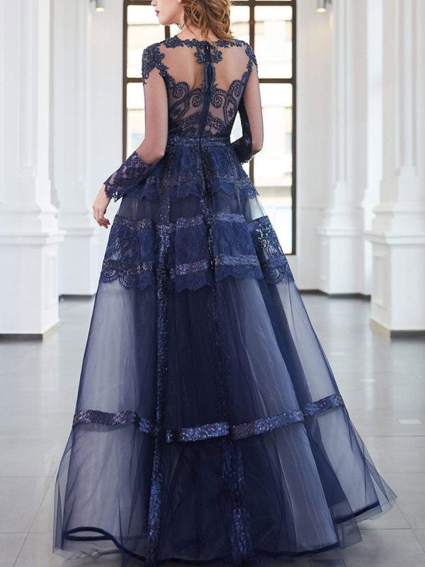 Temperament Mesh Exquisite Sexy Women's Dress