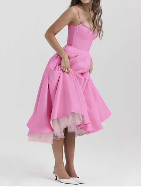 loveedsTM-puff sleeve dress