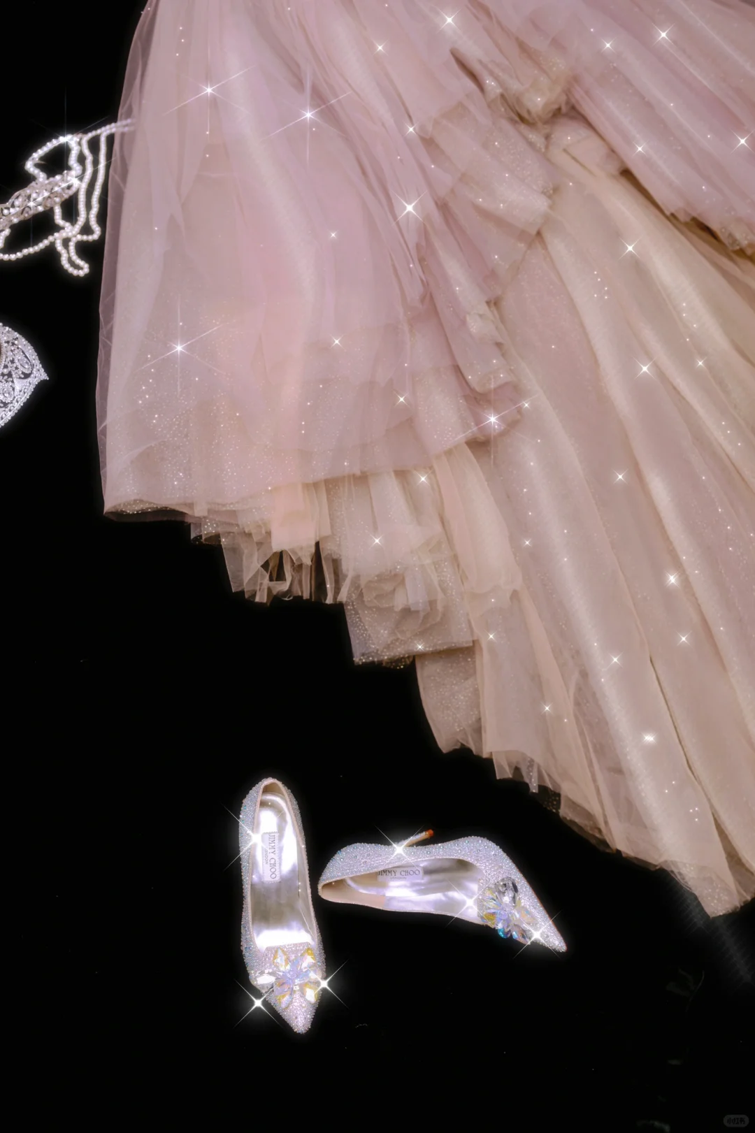 Pink A Line Sweetheart Neck Appliques Tulle Prom Dress Party Dress SH3397