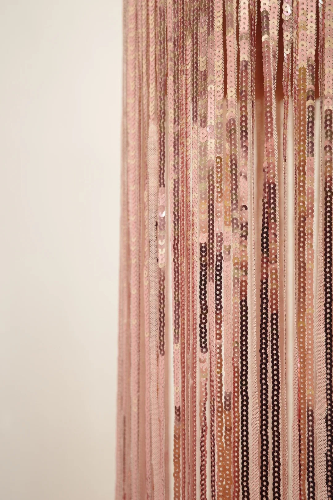 Pink Gold Shiny Fashion Long Sequined Prom Dress Evening Dress Party Dress gh5060