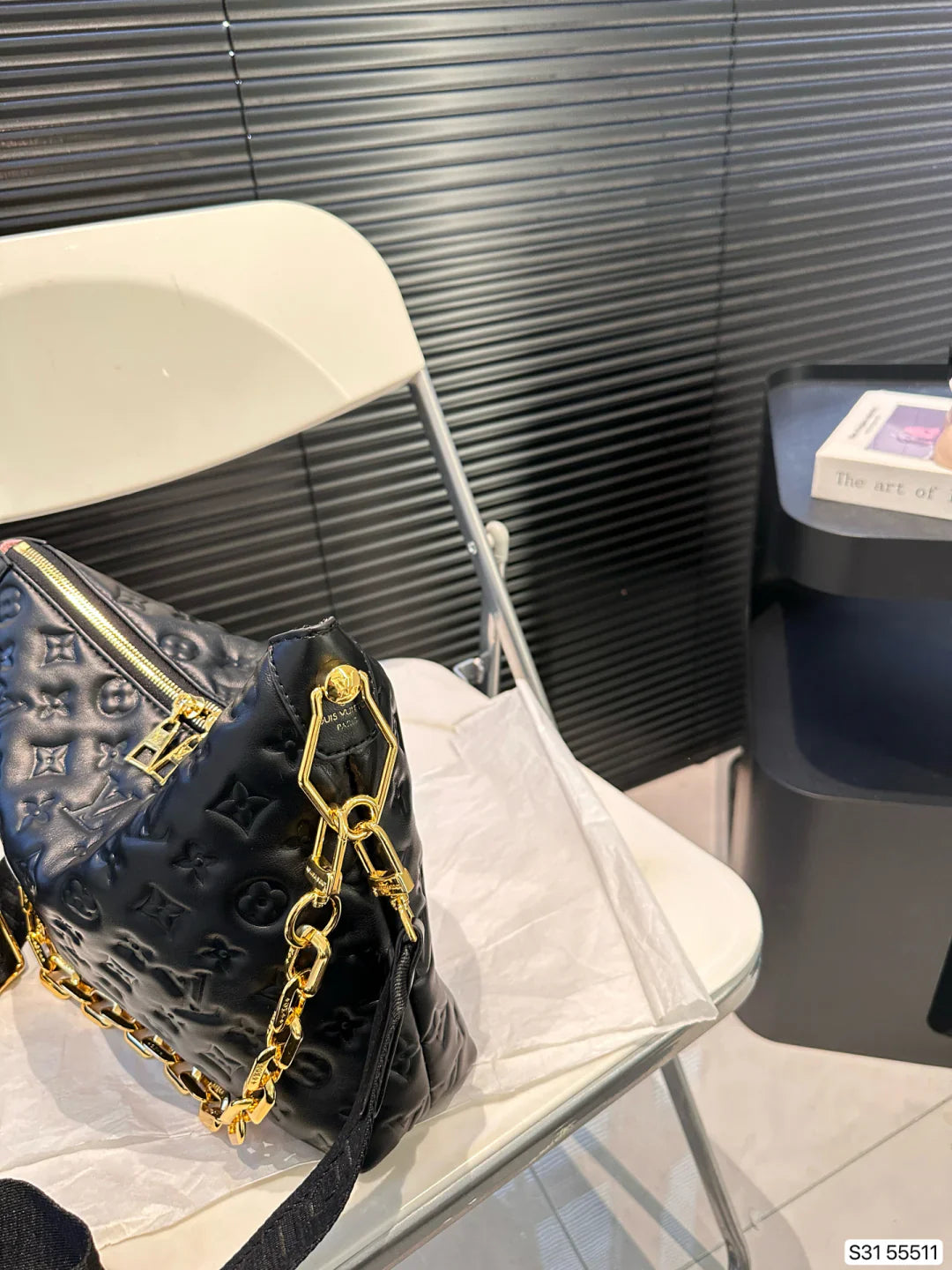 Louis Vuitton LV Shoulder Bag Chunky Chain Shoulder Strap Detachable Tote Bag