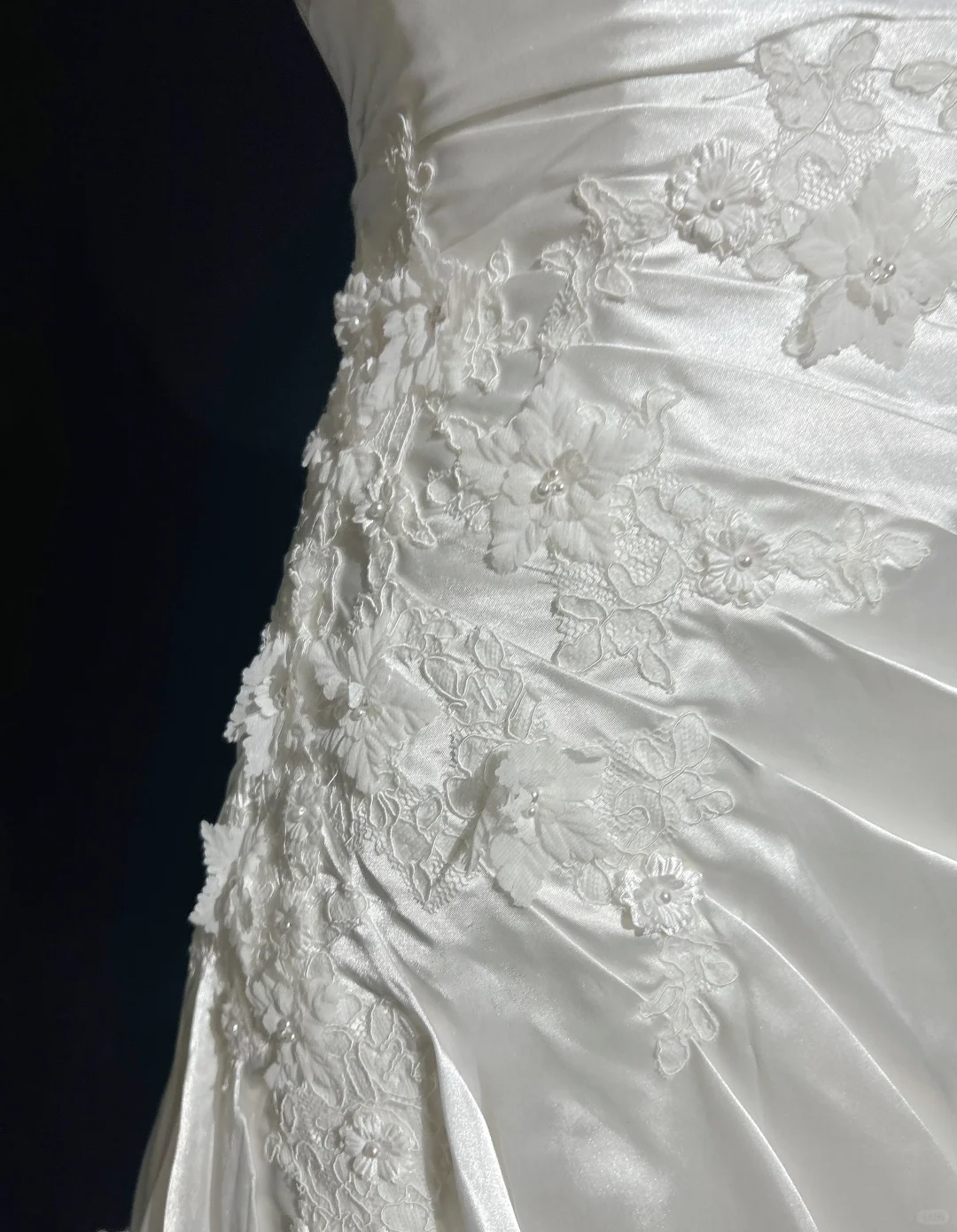 Classic Elegant Wedding Gown Mermaid One Shoulder Long White Satin 70s Wedding Dresses Vintage Bridal Gowns DH1147