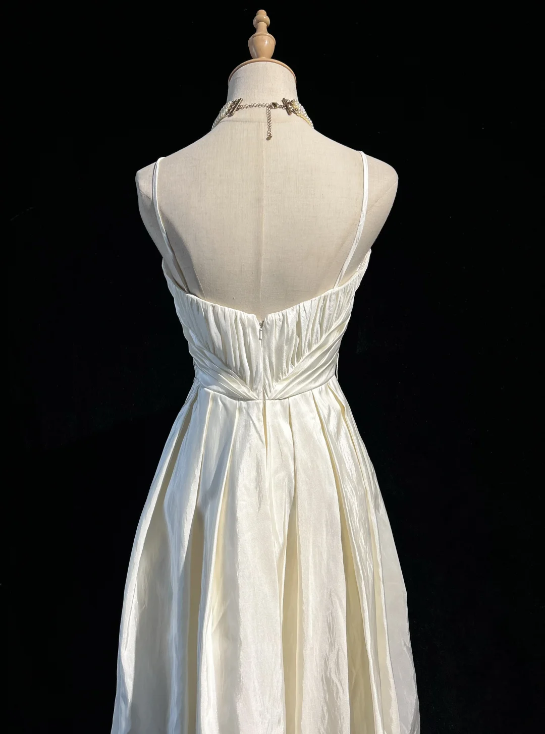 Unique Bridal Dress High Low Spaghetti Straps White 90s Wedding Dresses Vintage Bride Dress Bridal Gowns DH1261