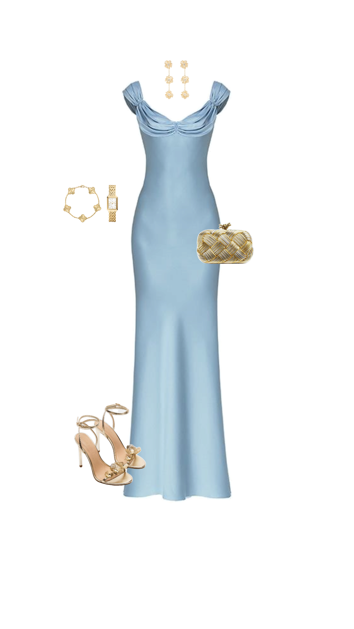 Elegant Sheath Light Sky Blue Satin Long Prom Dresses Party Dress Summer 20th Birthday Outfits 18th Birthday Dresses DH1276