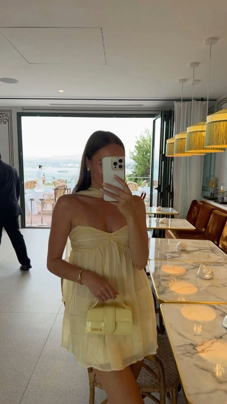 Unique A Line Sweetheart Yellow Chiffon Formal 8th Grade Homecoming Dresses Middle School Short Birthday Outfits Graduation Dress Mini Hoco Dresses DH2112