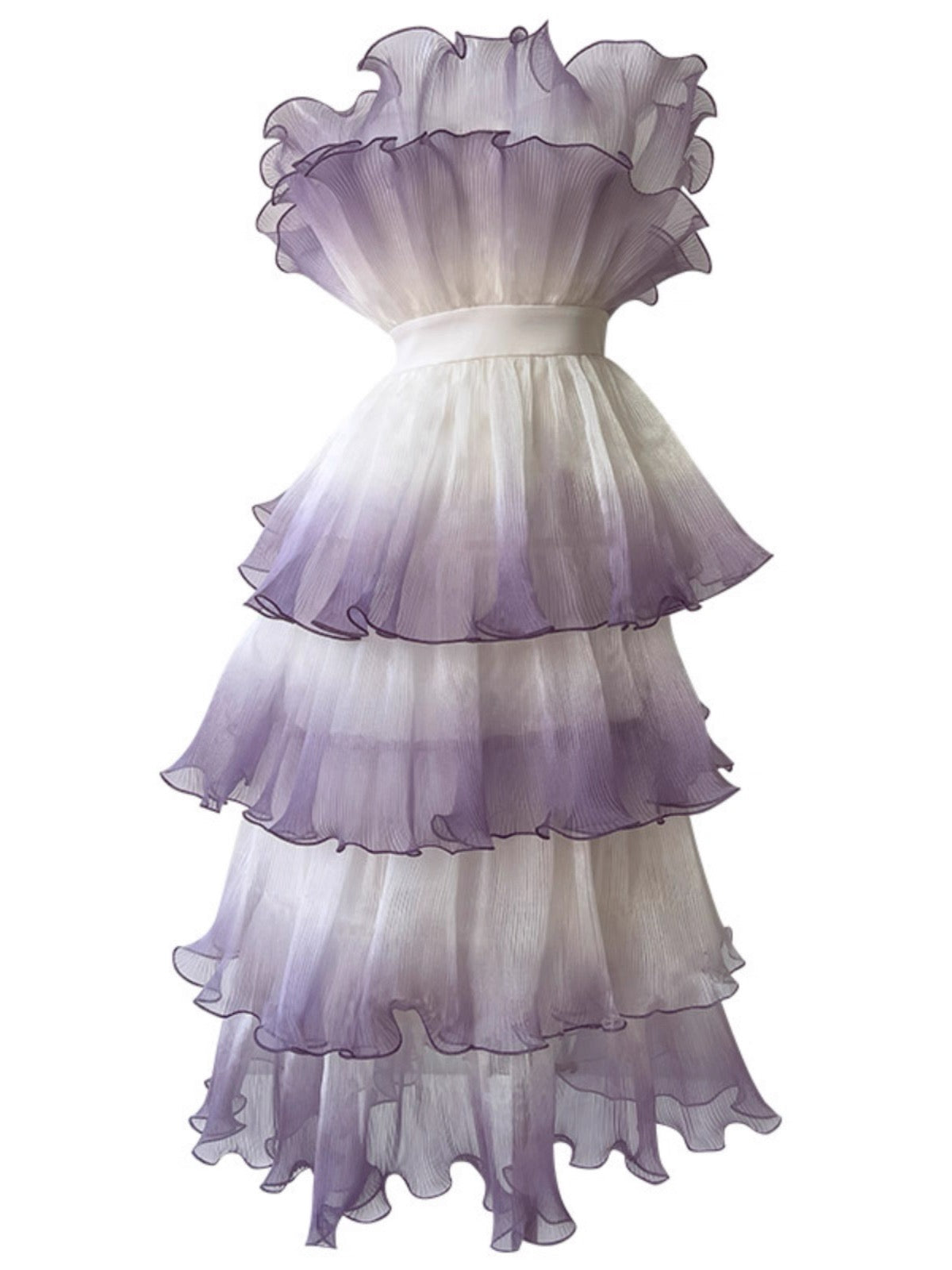 Modest Ball Gown Strapless Ombre Grape Formal Homecoming Dress Middle School Short 21st Birthday Outfits Graduation Dress Cocktail Dresses DH2180