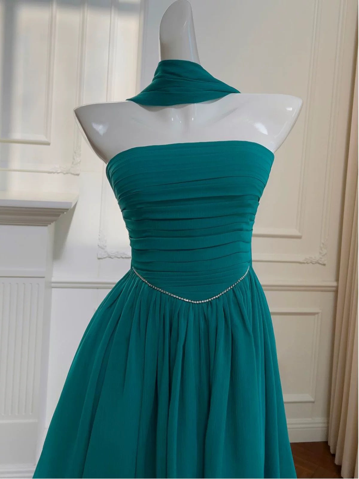 Aesthetic A line Strapless Chiffon Formal Mini Homecoming Dress Middle School Short 19th Birthday Outfits Graduation Dress Hoco Dresses DH2181