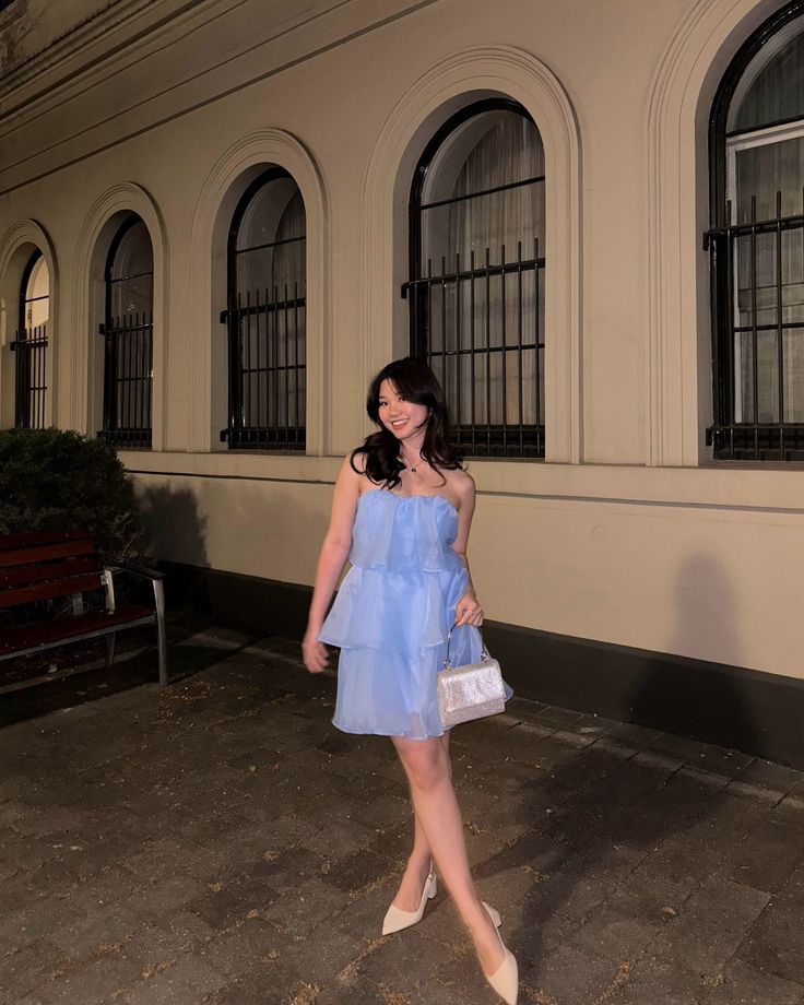 Modest A Line Strapless Blue Short Formal Homecoming Dress Middle School Short 18th Birthday Outfits Graduation Dress Cocktail Dresses DH2219