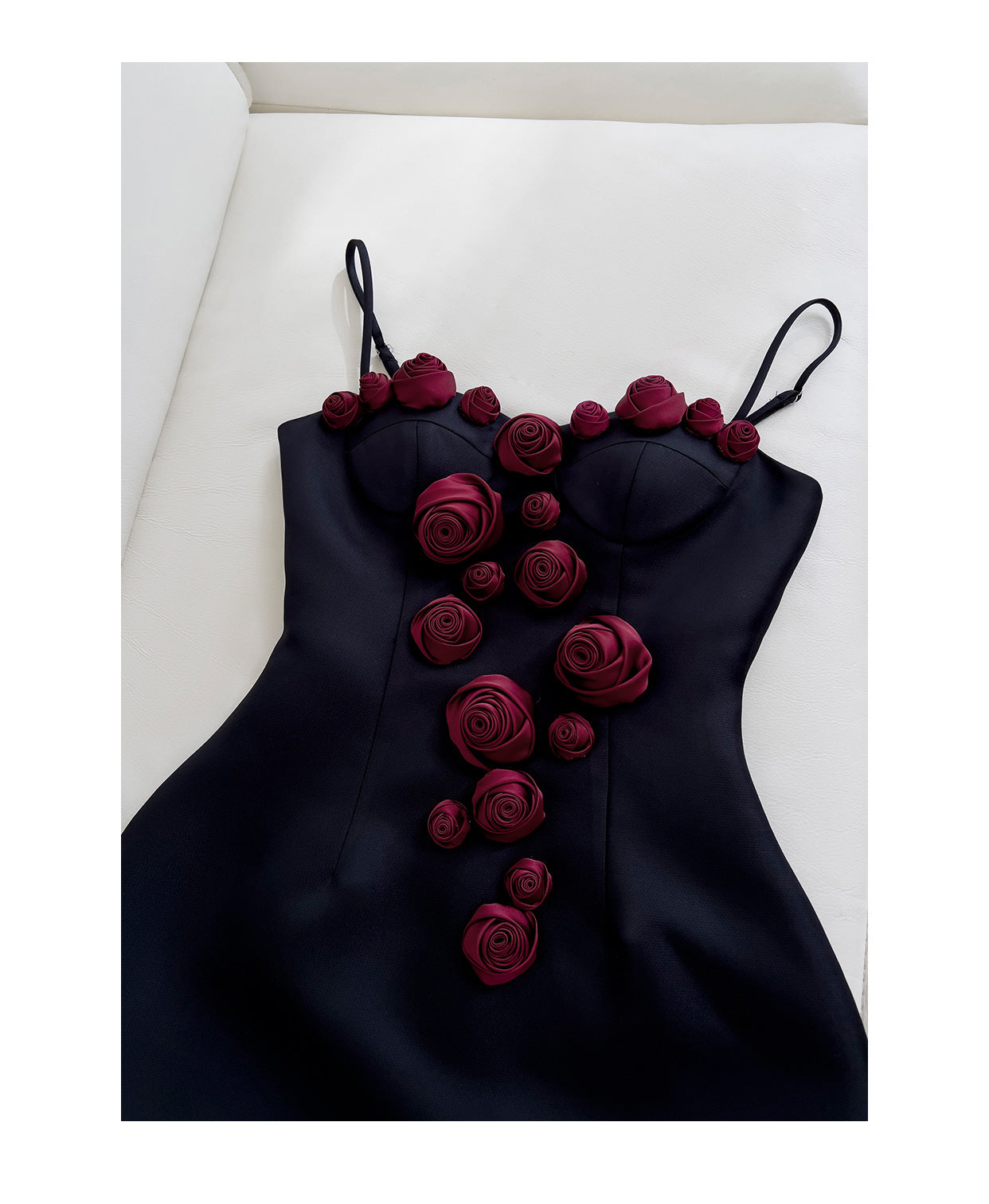 Pretty Ball Gown Spaghetti Straps Little Black Dress Formal Homecoming Dresses Middle School Short 21st Birthday Outfits Graduation Dress Mini Cocktail Dresses DH2305