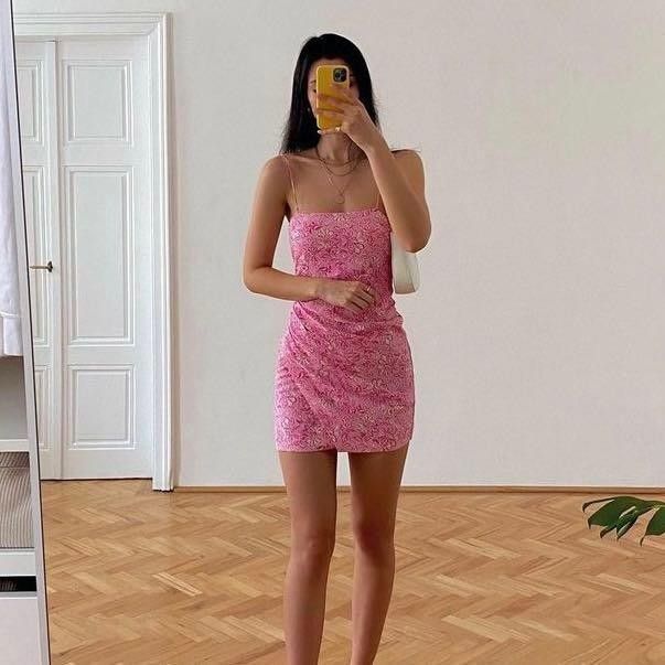 Pretty Sheath Spaghetti Straps Pink Lace Formal Homecoming Dresses Short 16th Birthday Outfits Graduation Dress Mini Cocktail Dresses DH2362