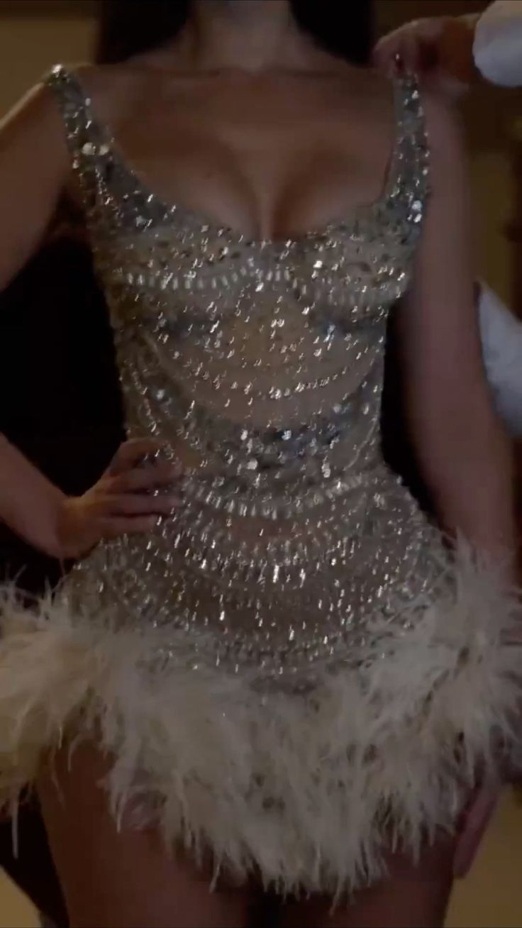 Unique Sheath Square Neck Champagne Sequin Formal Homecoming Dresses 8th Grad Dance Graduation Dress Short Hoco Dresses DH2609