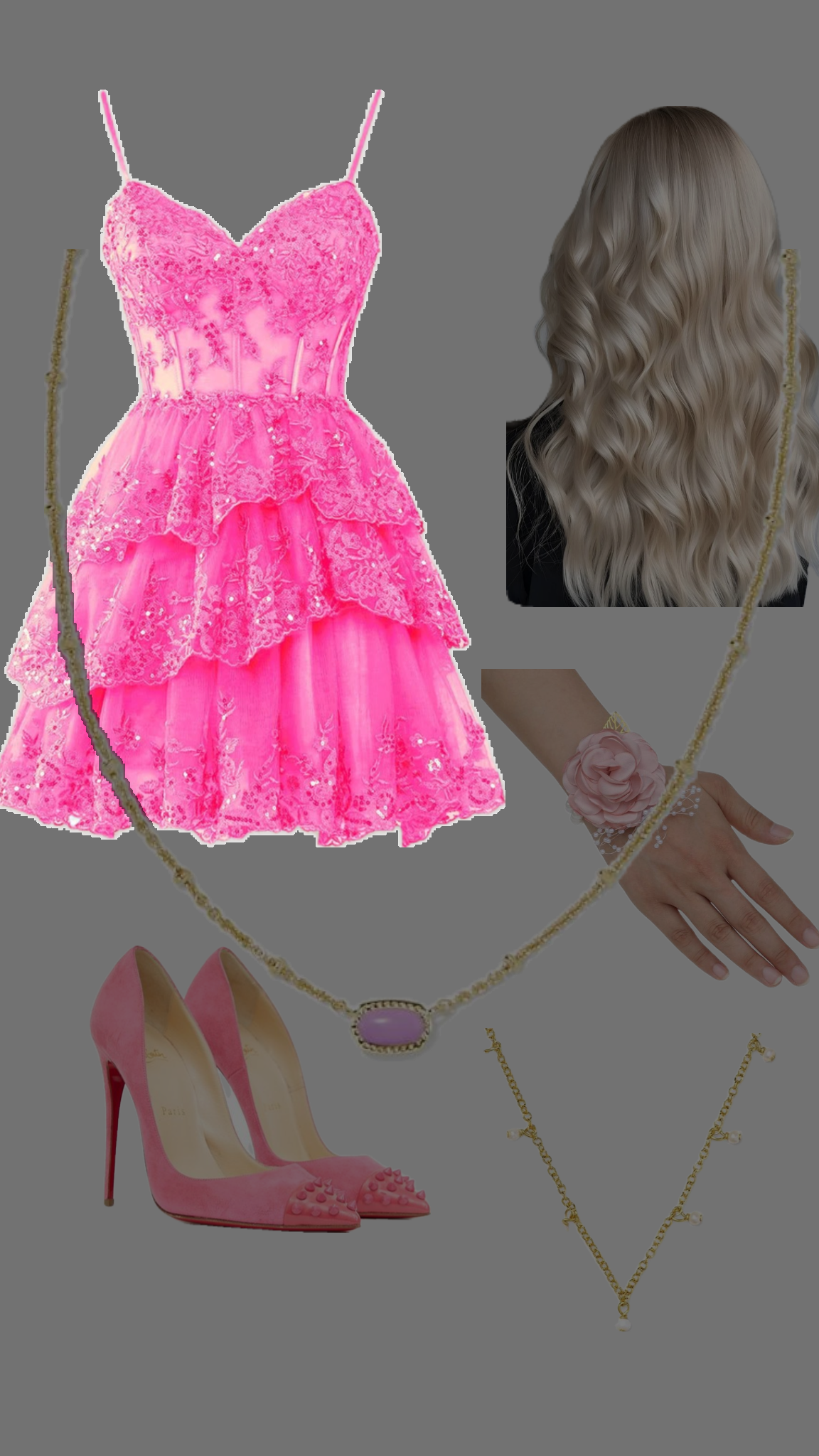 Unique A line Spaghetti Straps Pink Lace Formal Homecoming Dresses 8th Grad Dance Graduation Dress Short Hoco Dresses DH2616