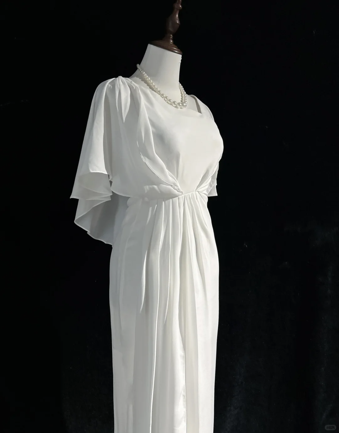 Vintage Bridal Dress Mermaid Square Neck Chiffon White Long Wedding Dress Retro Wedding Dresses Modest Wedding Gowns DH2674