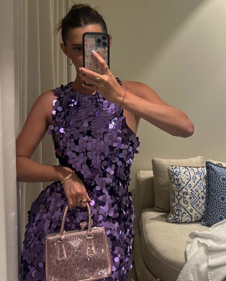 Sexy Sheath Scoop Grape Sequin Formal Tight Homecoming Dresses High School Graduation Dress Short Dresses Party Night Chic Club Birthday Outfits DH2700