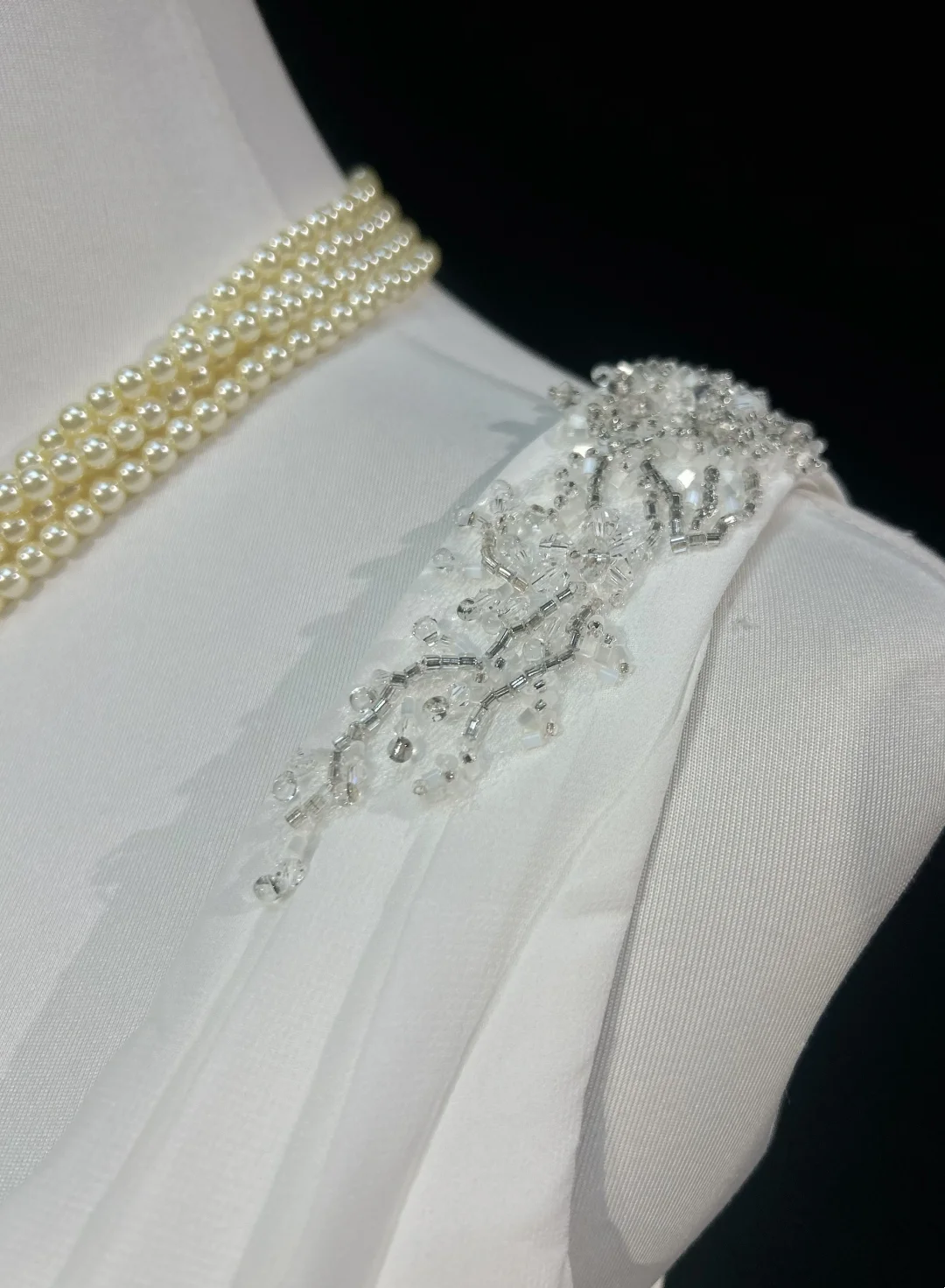 Vintage Wedding Dress 1950s 1940s A line V Neck Chiffon White Long Wedding Dresses Bridal Gowns Brides Gown DH546