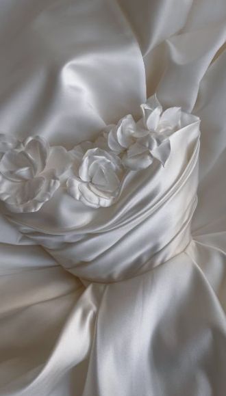 Modest Bridal Gown Ball Gown Strapless Satin Long Summer Autumn Wedding Dresses Elegant Bridal Gowns DH846