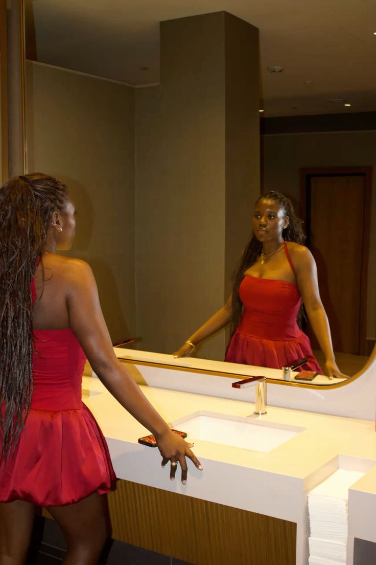 Sexy A Line Halter Red Sleeveless Mini Short Formal 8th Grade Homecoming Dresses Summer Middle School Hoco Dress Homecoming Outfits Birthday Outfit DH983