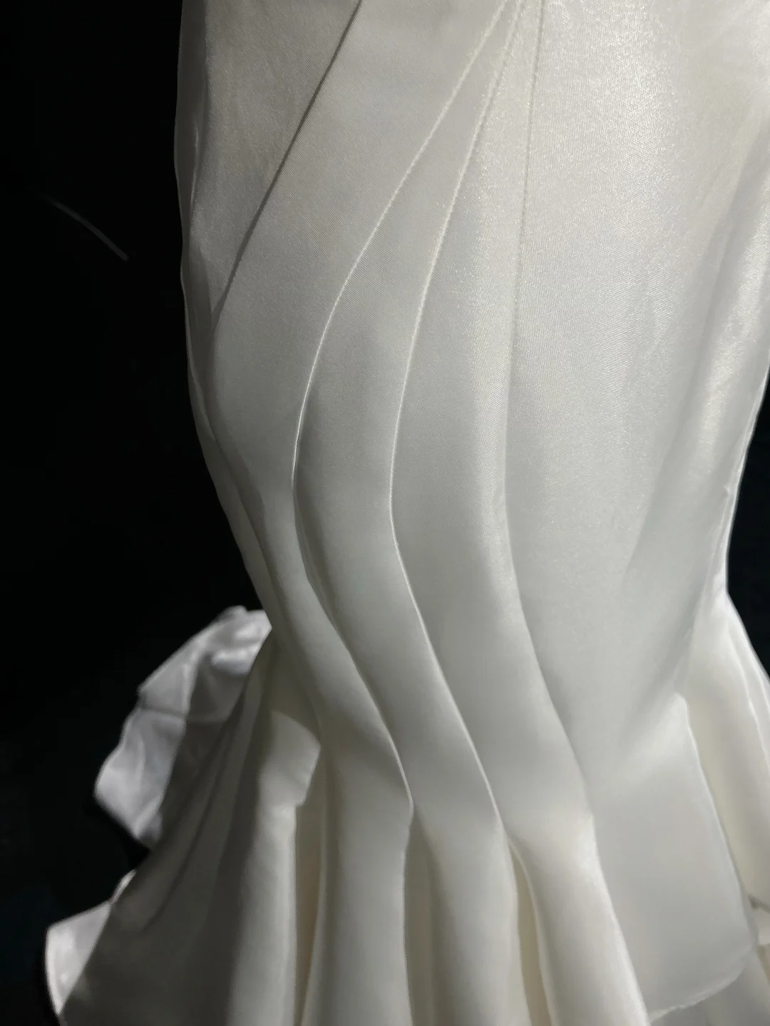 Classic Bridal Gown Mermaid Sweetheart Satin White Wedding Dresses Minimalist Bridal Gowns DP1691