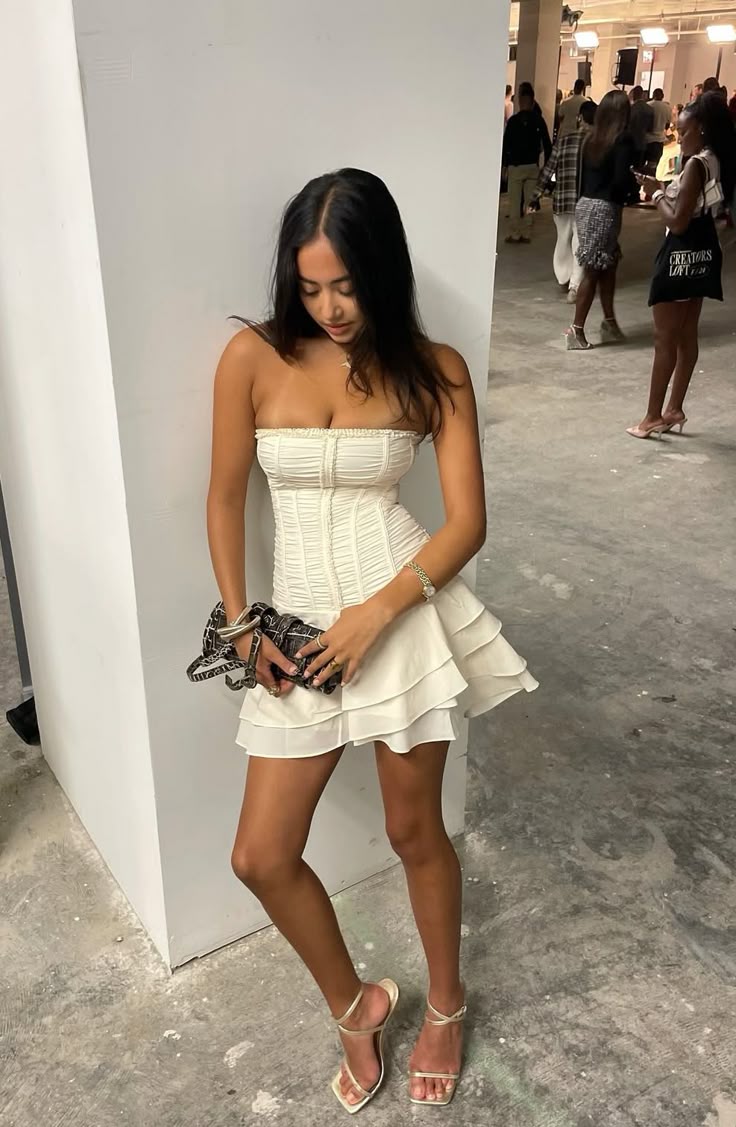 Cute A line Strapless Summer Birthday Dress Hoco Dress Mini Birthday Outfit 18th Birthday Cocktail Dresses DP1836