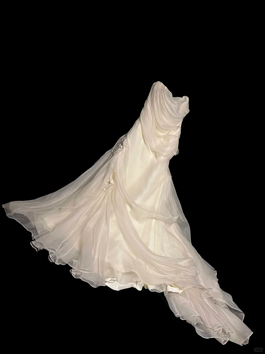 Retro Wedding Dress Mermaid Strapless Ivory Chiffon Long Wedding Dresses Retro 1970s Bridal Gowns DP2053