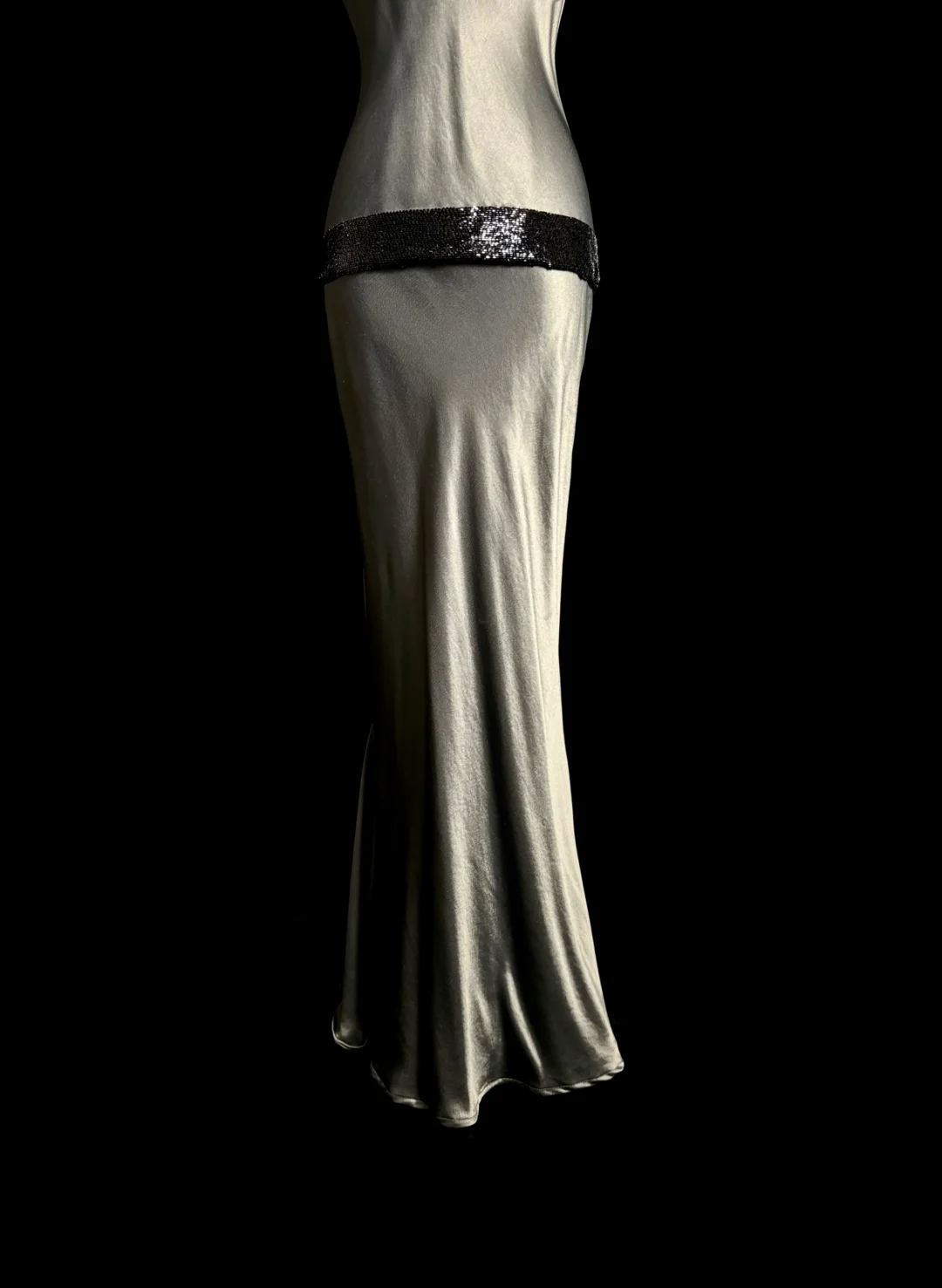 Vintage Sheath Halter Gray Long Prom Dress Party Dress Graduation Dresses DP2064